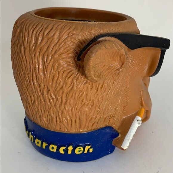 Joe Camel Kool Buddies Drink Holder Brown Blue Yellow Vintage Cool Collectiable - Picture 5 of 7